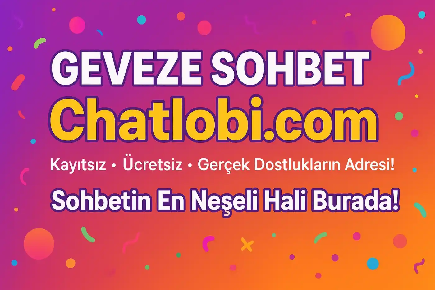 geveze sohbet